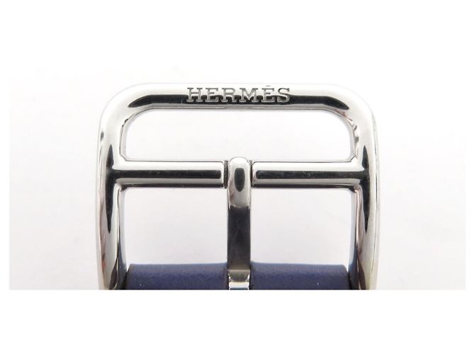 Hermès NUEVA CORREA HERMES DOUBLE TOUR PARA APPLE WATCH 40 MM CUERO SWIFT BANGLE Azul - vista 4