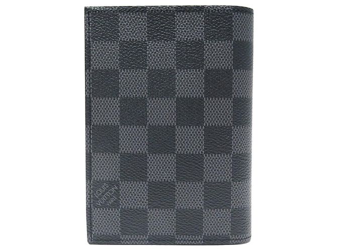 NEU LOUIS VUITTON REISEPASSHÜLLE TOILE DAMIER GRAPHITE N64411 WALLET - Ansicht 2