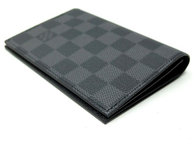 NEU LOUIS VUITTON REISEPASSHÜLLE TOILE DAMIER GRAPHITE N64411 WALLET - Ansicht 4