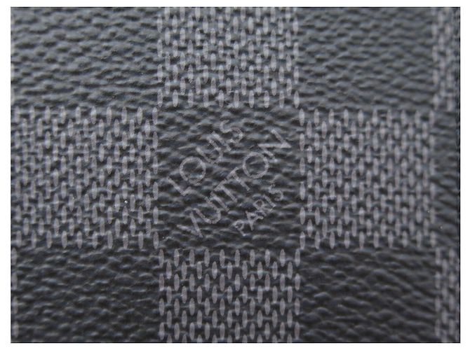 NEU LOUIS VUITTON REISEPASSHÜLLE TOILE DAMIER GRAPHITE N64411 WALLET - Ansicht 5