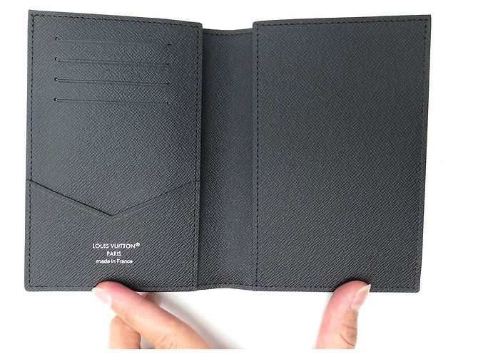NEU LOUIS VUITTON REISEPASSHÜLLE TOILE DAMIER GRAPHITE N64411 WALLET - Ansicht 6