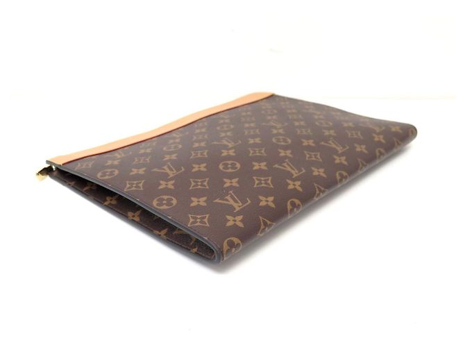 NUOVA LOUIS VUITTON POCHETTE JOUR TOILE MONOGRAM M82540 POUCH BAG Marrone - vista 4