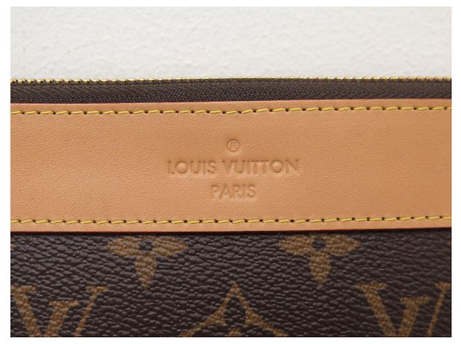 NUOVA LOUIS VUITTON POCHETTE JOUR TOILE MONOGRAM M82540 POUCH BAG Marrone - vista 6