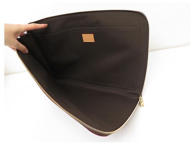 NUOVA LOUIS VUITTON POCHETTE JOUR TOILE MONOGRAM M82540 POUCH BAG Marrone - vista 8