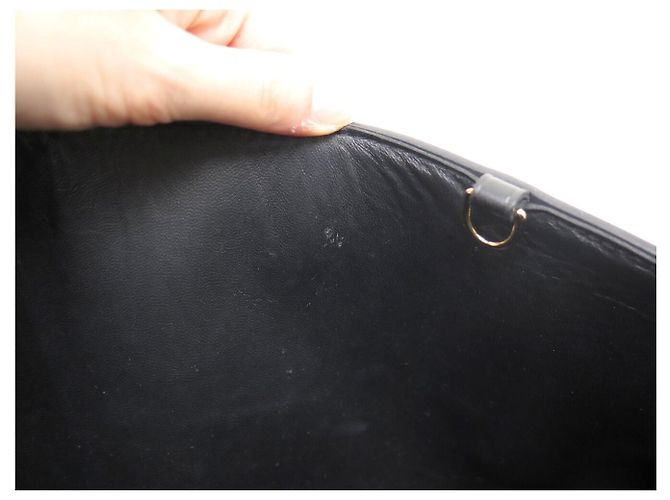 LOUIS VUITTON TRIANGLE PM M50852 HANDTASCHE SCHWARZES LEDER SCHULTERTASCHE - Ansicht 12