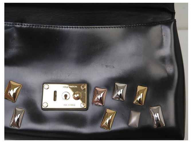 LOUIS VUITTON TRIANGLE PM M50852 HANDTASCHE SCHWARZES LEDER SCHULTERTASCHE - Ansicht 13