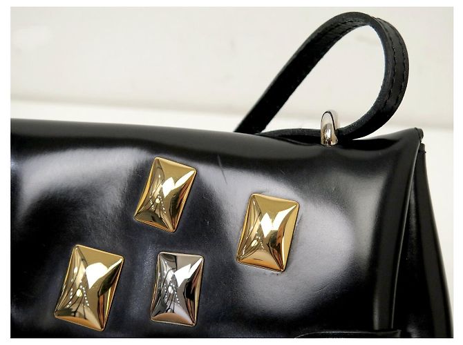 LOUIS VUITTON TRIANGLE PM M50852 HANDTASCHE SCHWARZES LEDER SCHULTERTASCHE - Ansicht 14