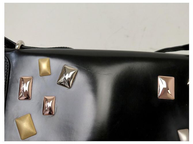 LOUIS VUITTON TRIANGLE PM M50852 HANDTASCHE SCHWARZES LEDER SCHULTERTASCHE - Ansicht 15