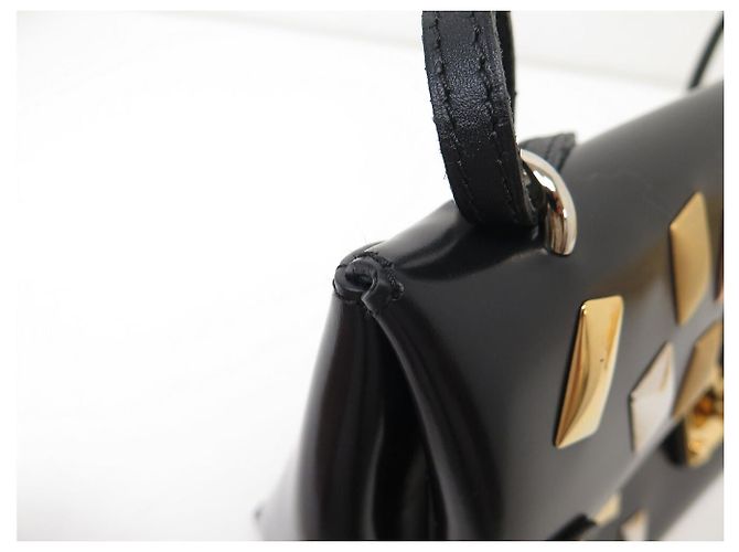 LOUIS VUITTON TRIANGLE PM M50852 HANDTASCHE SCHWARZES LEDER SCHULTERTASCHE - Ansicht 24