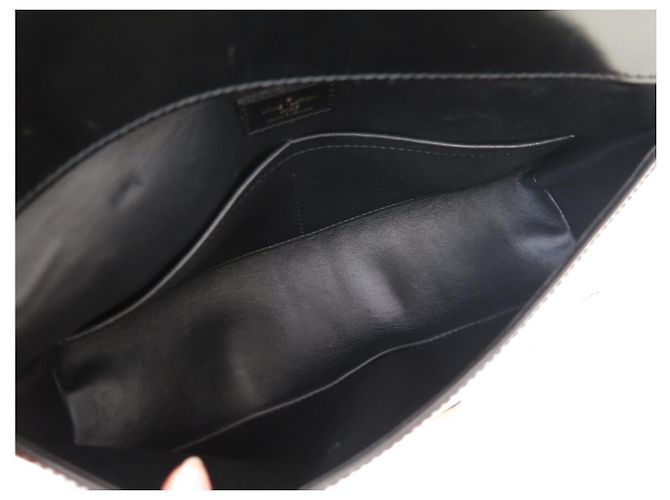 LOUIS VUITTON TRIANGLE PM M50852 HANDTASCHE SCHWARZES LEDER SCHULTERTASCHE - Ansicht 9