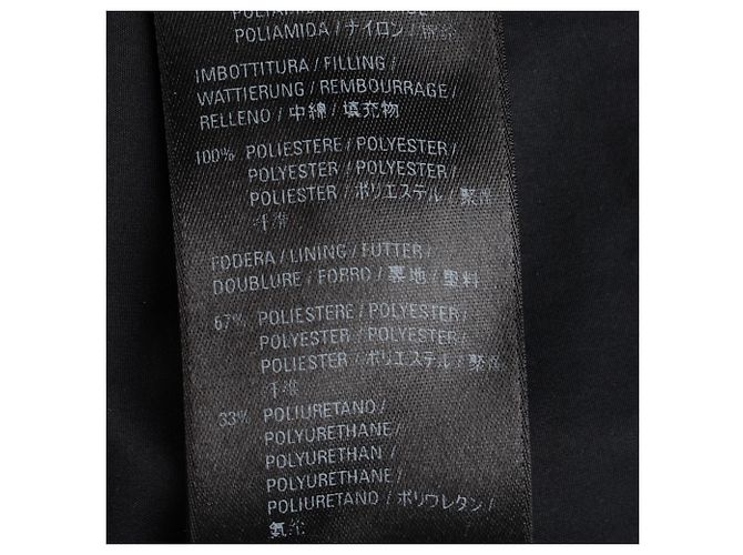 Balenciaga Logo All Over Down Jacket in Black Polyamide - view 7