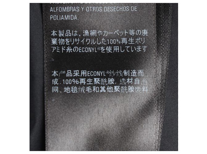 Balenciaga Logo All Over Down Jacket in Black Polyamide - view 9