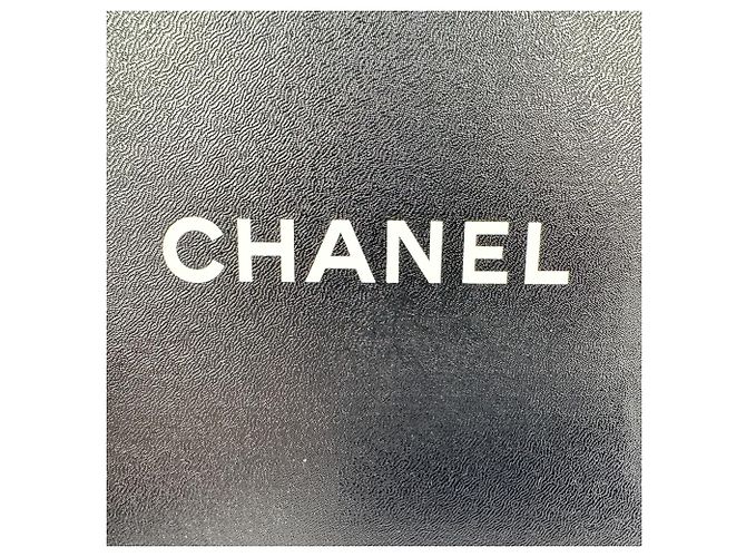 Chanel Logo T-Strap Flat Sandals in Tan Leather Brown Beige - view 17