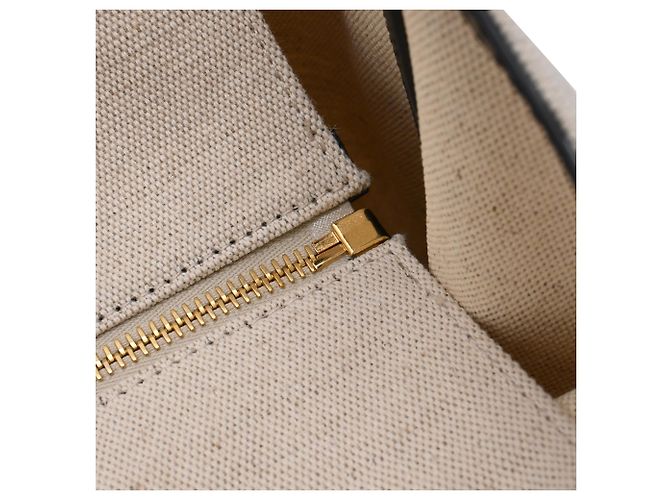 Jil Sander Wander Tote Bag aus beigem Canvas - Ansicht 13