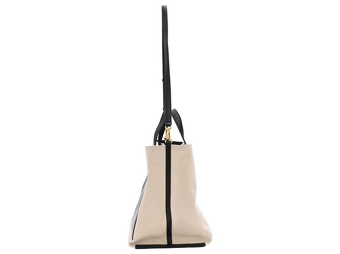 Jil Sander Wander Tote Bag aus beigem Canvas - Ansicht 2