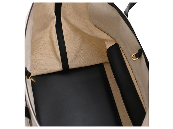 Jil Sander Wander Tote Bag aus beigem Canvas - Ansicht 5