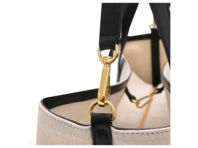 Jil Sander Wander Tote Bag aus beigem Canvas - Ansicht 9