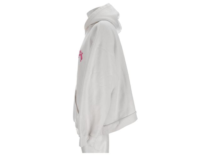 Everyday Sudadera con capucha Balenciaga con estampado Slime en algodón blanco - vista 5