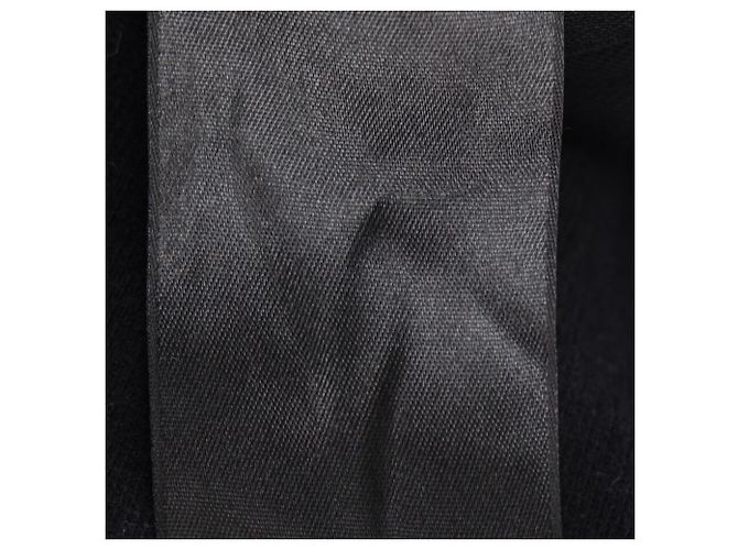 Balenciaga Logo Destroyed Hoodie aus schwarzer Baumwolle - Ansicht 6