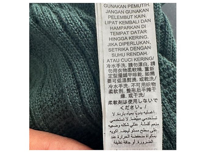 Polo a maniche corte Tory Burch in cotone verde - vista 11