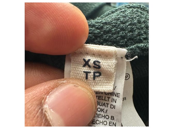 Polo a maniche corte Tory Burch in cotone verde - vista 7