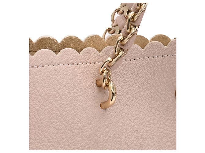 Borsa Tote Mulberry Cecily Flower in pelle di vitello rosa - vista 14