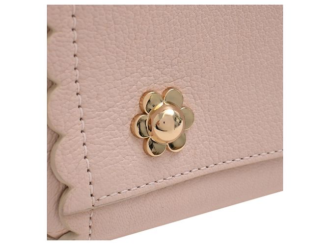 Borsa Tote Mulberry Cecily Flower in pelle di vitello rosa - vista 19