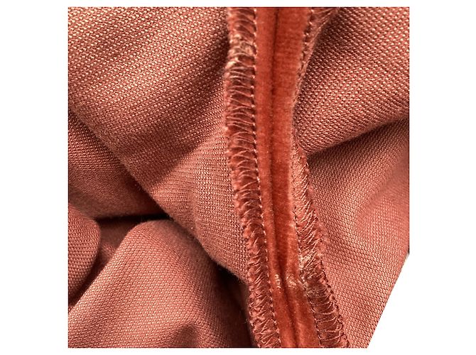 Autre Marque  Frame Flared Trousers in Rust Orange Cotton - view 5