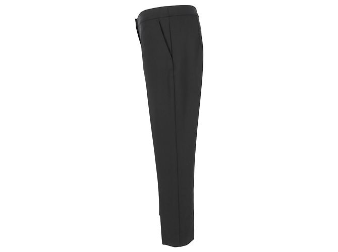 Pantalones de pierna recta Max Mara en viscosa negra - vista 2