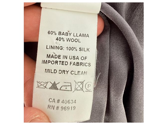 Abrigo con cinturón Marc Jacobs en Baby Llama azul - vista 10