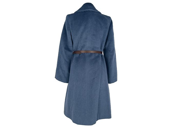 Abrigo con cinturón Marc Jacobs en Baby Llama azul - vista 2