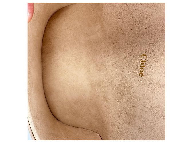 Chloé Carlina Twist Oversized Runde Sonnenbrille in Silber-Metall Metallisch - Ansicht 15