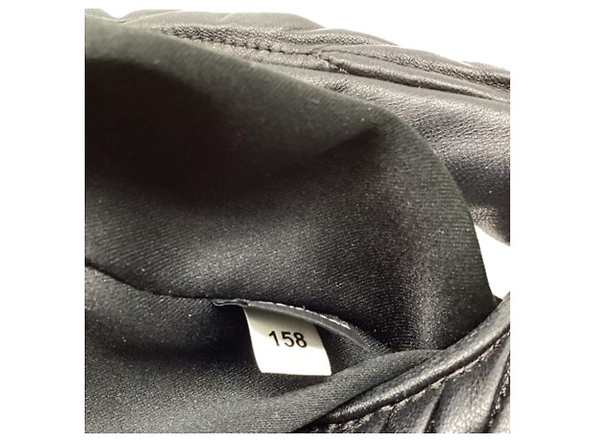 Borsa hobo Miu Miu Wander Matelassé in pelle nappa nera - vista 8