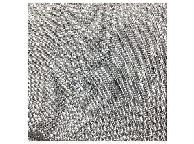 Herve Leger gestricktes Maxikleid mit Fransen und langen Ärmeln aus schwarzer Viskose - Ansicht 6