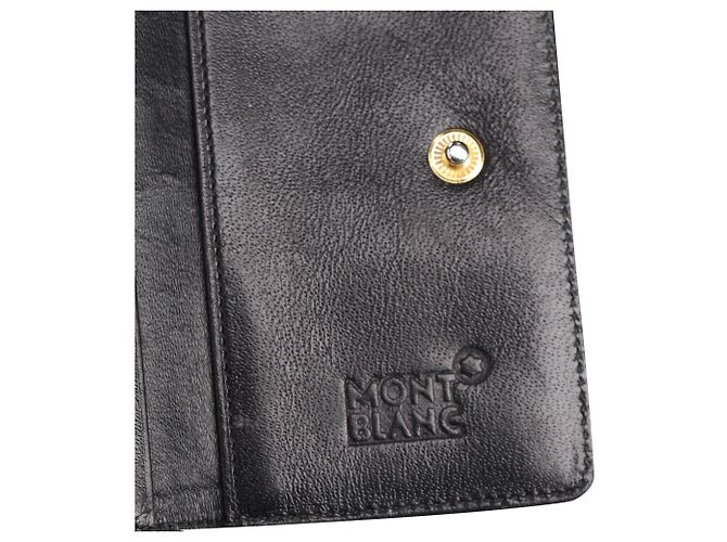 Montblanc Key Holder Case in Black Leather - view 4
