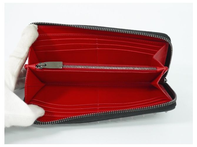Christian Louboutin Panettone Spiked Leather Nero - vista 4