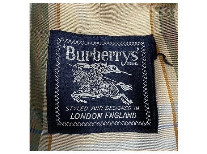 Cappotto vintage Burberrys in cotone a monopetto - vista 6