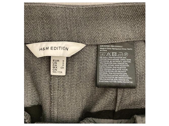 Autre Marque Calças Wide Tuck H&M Edition - vista 3