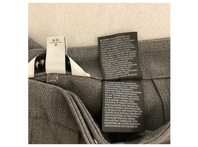 Autre Marque Calças Wide Tuck H&M Edition - vista 4
