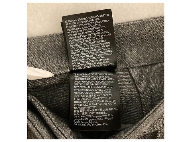 Autre Marque Calças Wide Tuck H&M Edition - vista 5