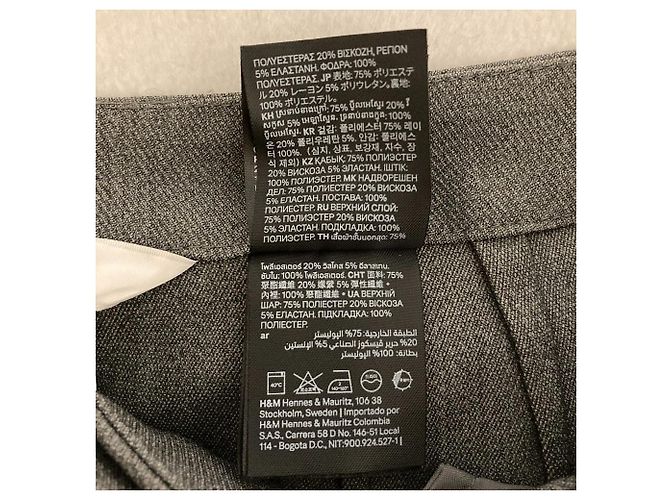 Autre Marque Calças Wide Tuck H&M Edition - vista 6