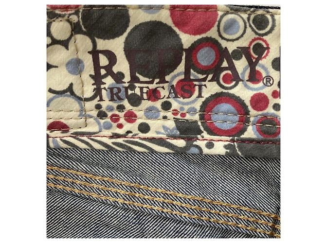 Autre Marque Jeans in cotone Double Knee REPLAY - vista 4