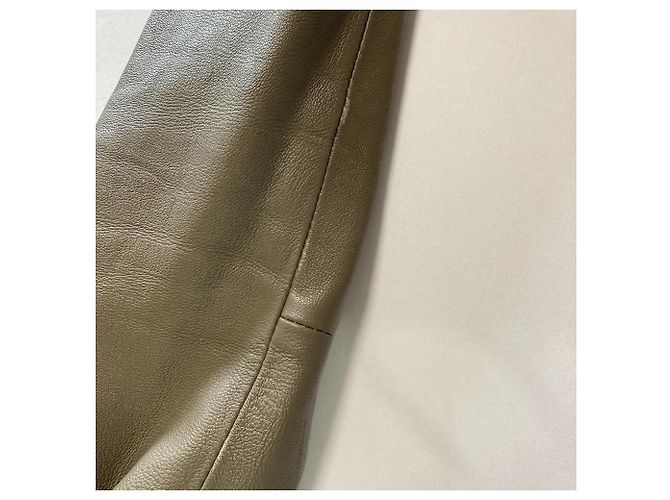 Autre Marque Giacca Double Riders in pelle di agnello green label relaxing - vista 17