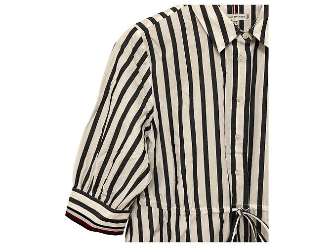 Autre Marque Abito Tommy Hilfiger a righe con maniche 3/4 - vista 2
