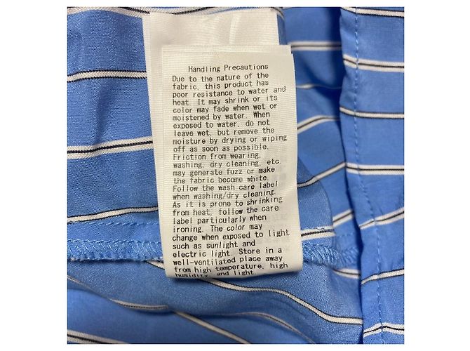 Autre Marque Snidel Fish Tail Stripe Dress Blue - view 10