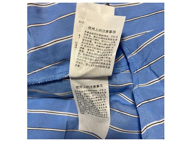 Autre Marque Snidel Fish Tail Stripe Dress Blue - view 9