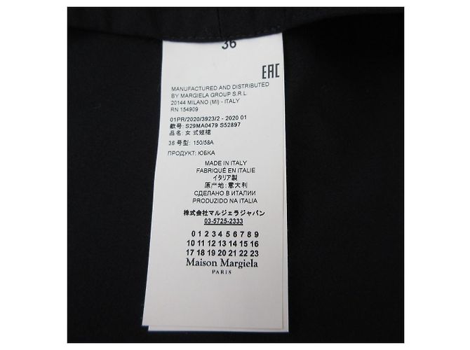 Maison Martin Margiela Falda envolvente fruncida Maison Margiela - vista 5