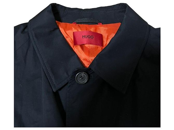 Casaco de algodão HUGO BOSS Preto Laranja - vista 3