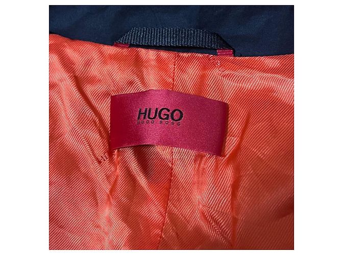 Casaco de algodão HUGO BOSS Preto Laranja - vista 9