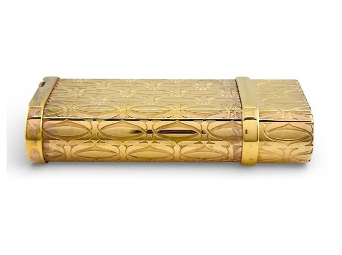 Cartier Godron Happy Birthday Lighter Golden - view 4